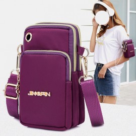Women Waterproof Headphone Plug Phone Bag Crossbody Bag