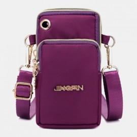 Women Waterproof Headphone Plug Phone Bag Crossbody Bag