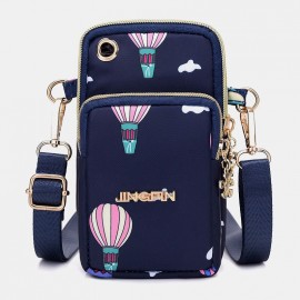 Women Waterproof Headphone Plug Phone Bag Crossbody Bag
