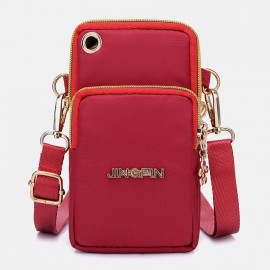 Women Waterproof Headphone Plug Phone Bag Crossbody Bag